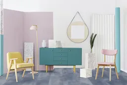 Gerflor Klick-Vinylboden Virtuo 55 Rigid Acoustic Acuarela Ink Fliese 0