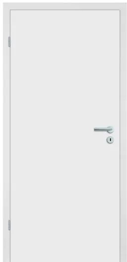 HORI Schallschutztür Wohnungseingangstür CPL Signalweiß RAL9003 SK1 Vollspan Designkante 0