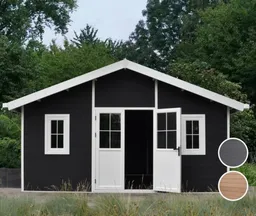 HORI WPC Gartenhaus Modern Line mit Satteldach 0