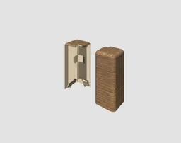 EGGER Außenecke Cubical Eiche mokka 6 cm 0