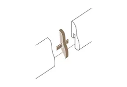 PARADOR Übergangskappe Alu-Optik Typ 2 für SL 4 0