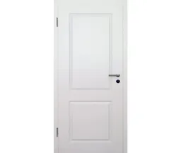 HORI Schallschutz Wohnungseingangstür Estella 2 Weißlack RAL9010 SK2 Rundkante Vollspan Komplettset 0