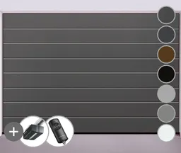 HÖRMANN Garagentor RenoMatic M-Sicke Woodgrain Komplettset 0