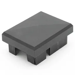 HORI Design WPC Sichtschutzzaun Stecksystem Eckpfosten zum Aufschrauben 1