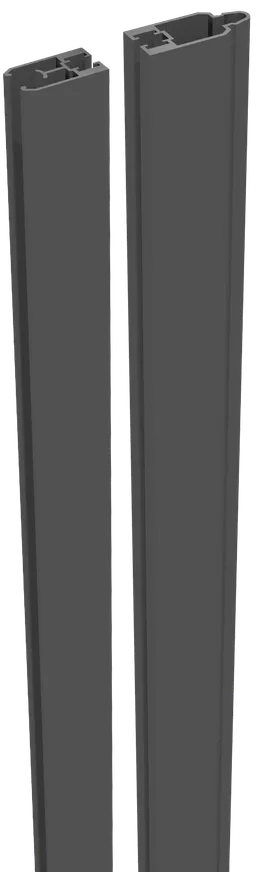 Groja WPC/BPC Solid Sichtschutzzaun Stecksystem Adapterleisten-Set 0