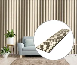 HORI WALL Akustik LongLine Dekor Wandpaneele White Oak 0
