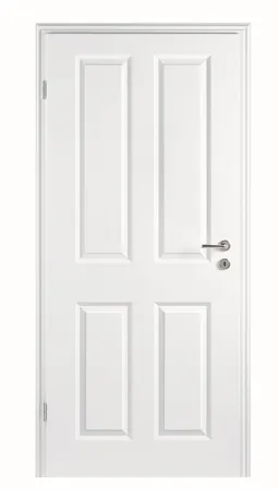 HORI Zimmertür Komplettset Estella 4 Weißlack RAL9010 Röhrenspan Rundkante 0