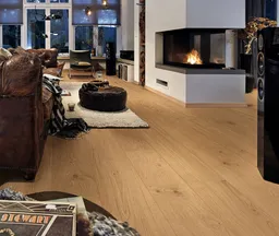 MEISTER Lindura Holzboden HD 400 Eiche lebhaft pure 08936 gebürstet ultramattlackiert Landhausdiele 0