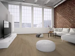 HORI Klebe-Vinylboden massiv Eiche Duisburg braun Holzstruktur Landhausdiele 0