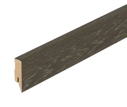 HORI MDF-Kern Sockelleiste Grundierfolie Topline Eiche Alabaster 0