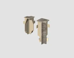 EGGER Innenecke Cubical Eiche grau 6 cm 0