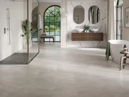 PARADOR PVC freier Klick-Designboden Modular ONE Hydron Beton weiß Steinstruktur Fliese 2
