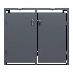 HORI Mülltonnenbox Cleanman 4 Steel 0