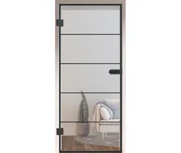 HORI Glastür Loft Premium Valencia Klarglas ESG 8 mm 0