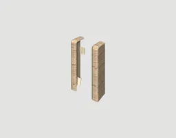 EGGER Endstück Cubical Eiche mittelbraun 6 cm 0