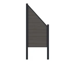 NewTechWood WPC Sichtschutzzaun Stecksystem Portland 0