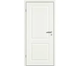PRÜM Zimmertür Komplettset Classic C2 Weißlack Röhrenspanplatten Karnieskante 0