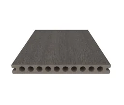 NewTechWood Terrassendielen WPC Hohlkammer Gigante Oldwood Silver Gray tiefe Prägestruktur / glatt gebürstet Co-Extrudiert 22,5 x 210 mm 1