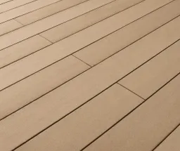 Lignodur terrafina Terrassendielen WPC Massiv XL glatt gebürstet Sand 21 x 196mm 0