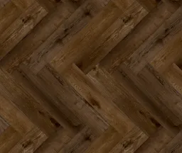 HORI Klick-Hartvinylboden Fischgrät Eiche Chamboard synchron Holzstruktur 0