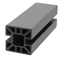 HORI WPC Sichtschutzzaun Stecksystem Verbindungspfosten 185 cm 0