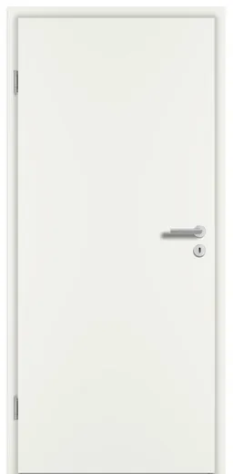 PRÜM Schallschutztür Wohnungseingangstür Weißlack RAL9010 Eckkante 0