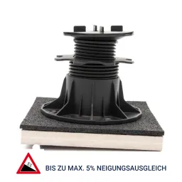 HORI Stelzlager Stellfüße für Terrassenplatten mit Gefälle 0