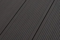 Kovalex Terrassendielen Komplettset WPC Kammerprofil Exklusiv Graubraun mattiert 26 x 145 mm 2