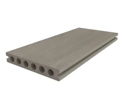 HORI Terrassendiele WPC Hohlkammer Wood Feeling Co-Extrudiert 22,5x138mm hellgrau 2