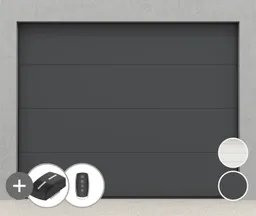 HORI Garagentor Comfort L-Sicke glatt Sektionaltor Komplettset 0