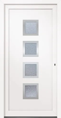 HORI Kunststoff Haustür Square ohne Türgriff 0