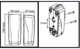 Lichtschranke BFT DESME A15 0