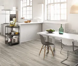 PARADOR Klick-Vinylboden SPC Basic 5.3 Eiche pastellgrau gebürstete Struktur Landhausdiele 0