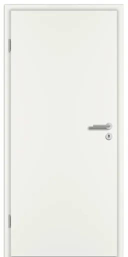 PRÜM Schallschutztür Wohnungseingangstür Weißlack RAL9010 Rundkante 0
