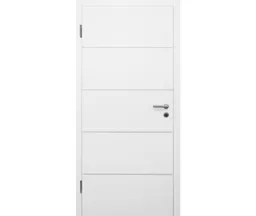 HORI Schallschutz Wohnungseingangstür Valencia Signalweiß RAL9003 SK2 Designkante Vollspan 0