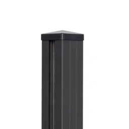 GroJa WPC Sichtschutzzaun Torpfosten zum einbetonieren 240 cm 0