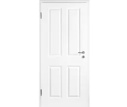 HORI Schallschutz Wohnungseingangstür Estella 4 Signalweiß RAL9003 SK2 Designkante Vollspan 0