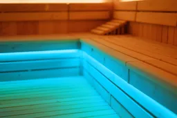 Karibu Saunalicht Verlängerung Neon Flex LED Schlauch 200 cm  0