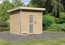 Karibu Sauna-Haus Norge Türe Milchglas 38 mm 0