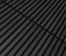 HORI WALL Akustik Dekor Wandpaneele Black Oak quadratisch 8