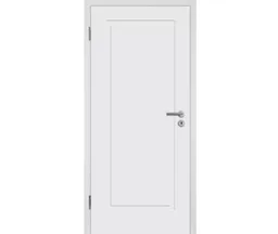 HORI Schallschutz Wohnungseingangstür Alicante 1 Signalweiß RAL9003 SK1 Designkante Vollspan 0