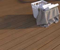 NewTechWood Terrassendielen WPC Hohlkammer Deluxe Oldwood Teak Holzstruktur gebürstet / glatt gebürstet Co-Extrudiert 22,5 x 138 mm 0