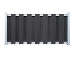 HORI WPC Vorgartenzaun Malmö komplettset 0