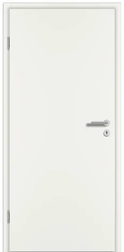 PRÜM Schallschutztür Wohnungseingangstür CPL Weißlack RAL9010 Rundkante 0