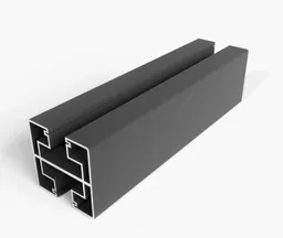 HORI Wood-Design WPC Sichtschutzzaun Stecksystem Pfosten zum Aufschrauben 0