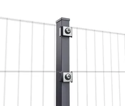HORI Pfosten F für Doppelstabmattenzaun Höhe 143 cm 0