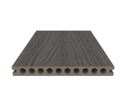 NewTechWood Terrassendielen WPC Hohlkammer Gigante Oldwood Silver Gray tiefe Prägestruktur / glatt gebürstet Co-Extrudiert 22,5 x 210 mm 2
