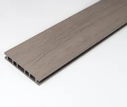 HORI Terrassendielen Komplettset WPC Treibholz Hohlkammer grau Bi-Color 25 x 145 mm 0