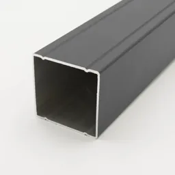 HORI WPC Sichtschutzzaun Lamellenzaun Pfosten zum Einbetonieren 240 cm 0