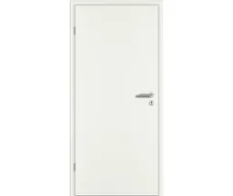 PRÜM Zimmertür Komplettset STANDARD Glatt Weißlack Exclusiv RAL 9010 Röhrenspan Rundkante 0